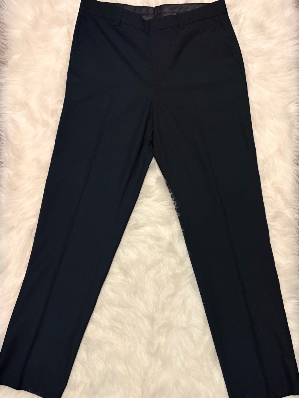 H&M Black Women's Straight Leg Trousers